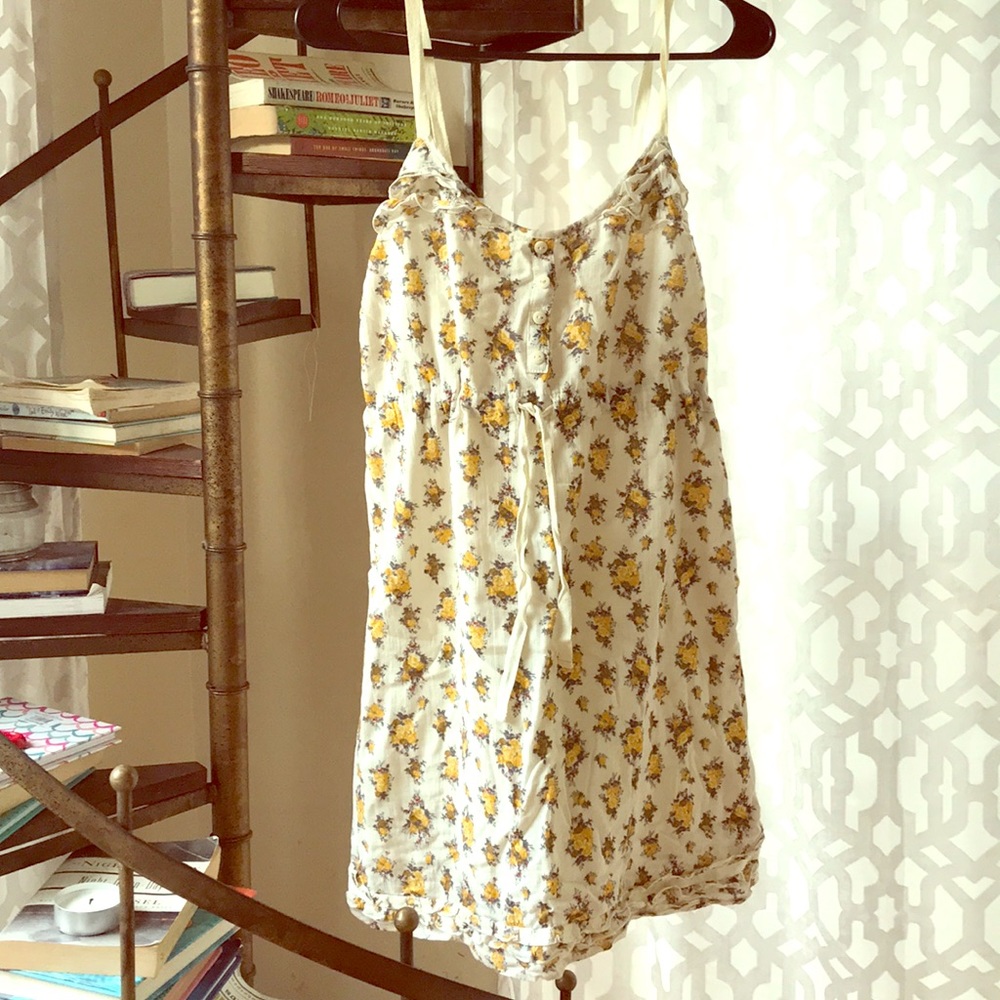 Floral Yellow Dress